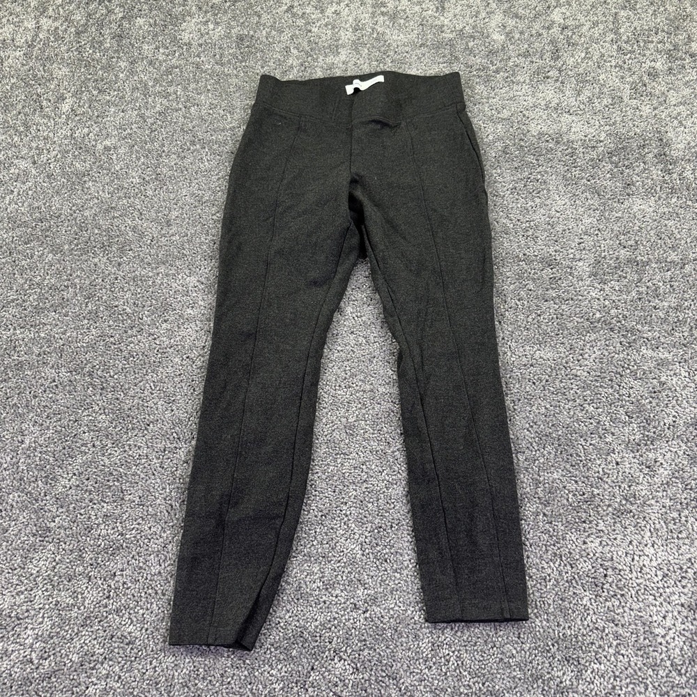 Old Navy Pants Womens M Gray Stevie High Rise Ponte Skinny Stretch Dress Work